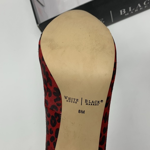 White House Black Market Red and Black Heels - Picture 6 of 9